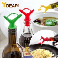 ydeapi new plastic oil bottle mouth stopper sauce bottles nozzle caps wine stopper double oil bottle mouth stopper