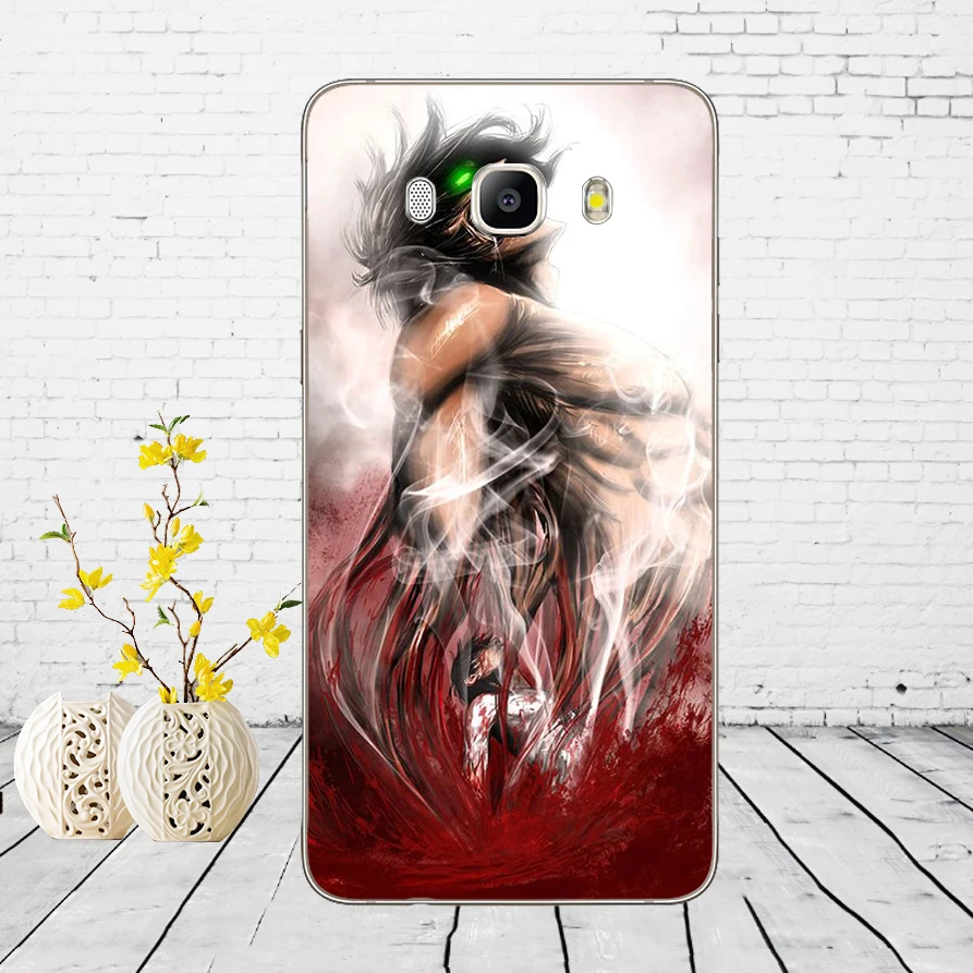 13DD аниме японский атака на Титанов Мягкий силиконовый чехол для Samsung Galaxy a3 a5 2017 A6 A8