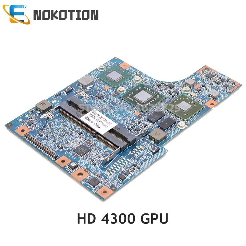 

Материнская плата NOKOTION для ноутбука Acer aspire 4810T, JM51, DIS, MB 48, 4cr5.021, DDR3, HD4300, GPU