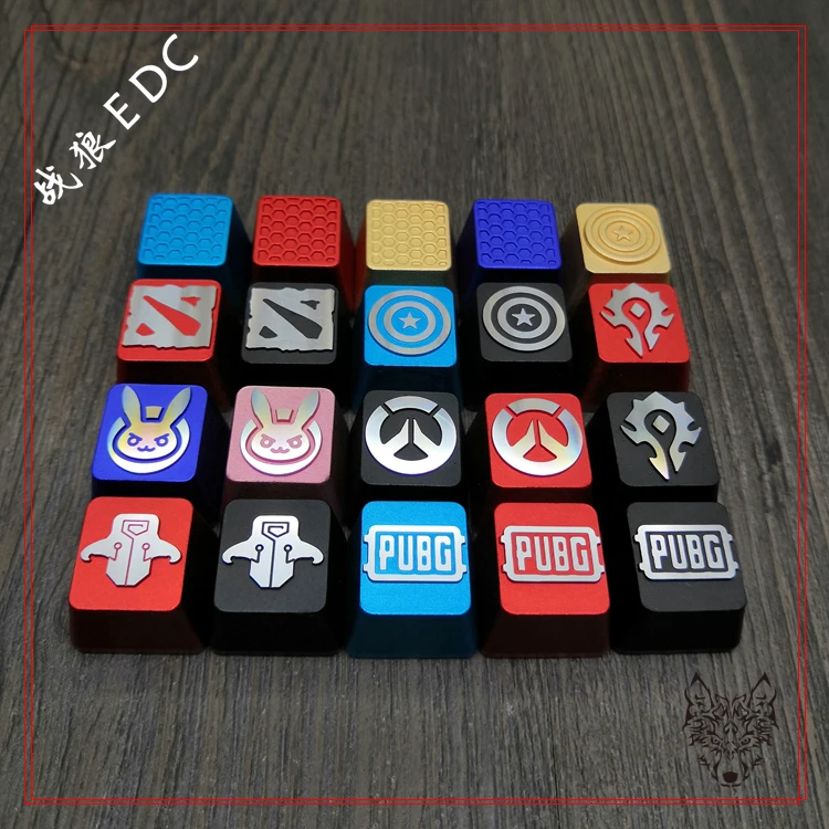 1 шт. алюминиевый сплав клавишный колпачок для MX Переключатель механическая