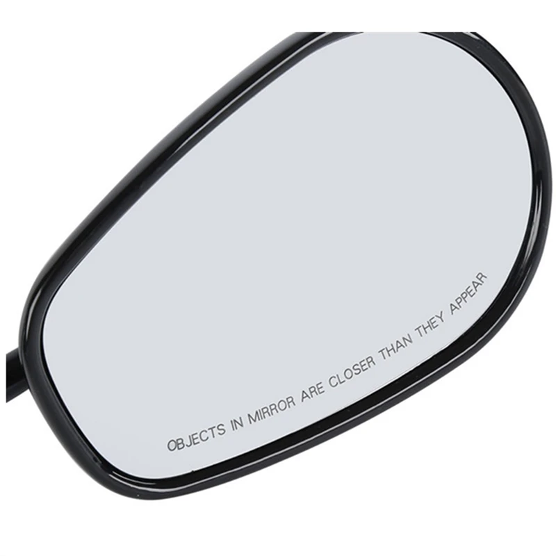 

Motorcycle Mirror Black Tapered Teardrop Rearview Short Stem Mirrors for Sportster 883 Cruiser