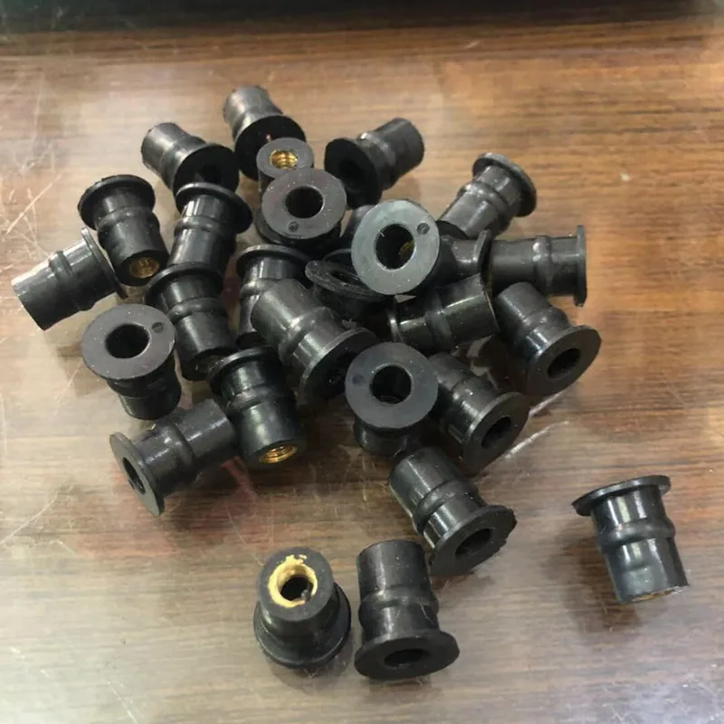 M5x0.8mm Мотоцикл лобового стекла автомобиля резиновые хорошо фиксированные гайки болты для мотоцикла Запчасти крылья бамперы автомобильные аксессуары авто Запчасти