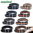 Ремешок нейлоновый для наручных часов ZULU, сменный спортивный браслет для мужчин и женщин, 18 мм 20 мм 22 мм 24 мм, 41 цвет на выбор