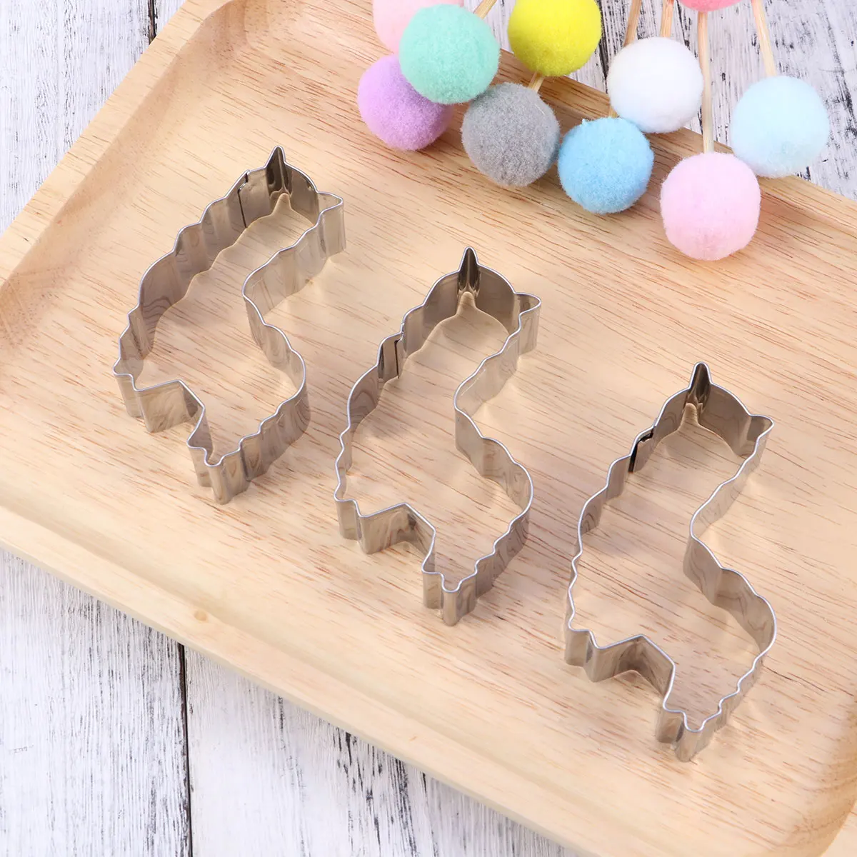 3 шт./компл. металлические милые Мультяшные креативные в форме альпаки из