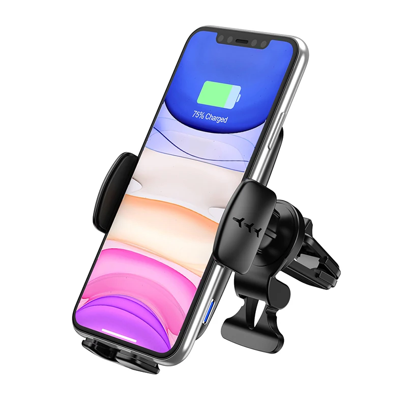 

Qi 15W Wireless Fast Charging Car Holder Windshield Dashboard Vents Mobile Phone Holder For IPhone For Samsung Universal 2021