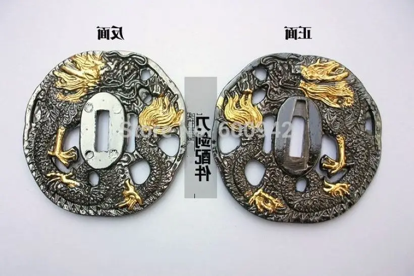 Кованый облегающий чехол Tsuba Handguard аксессуар для меча катана Broadsword kampilan Jian |