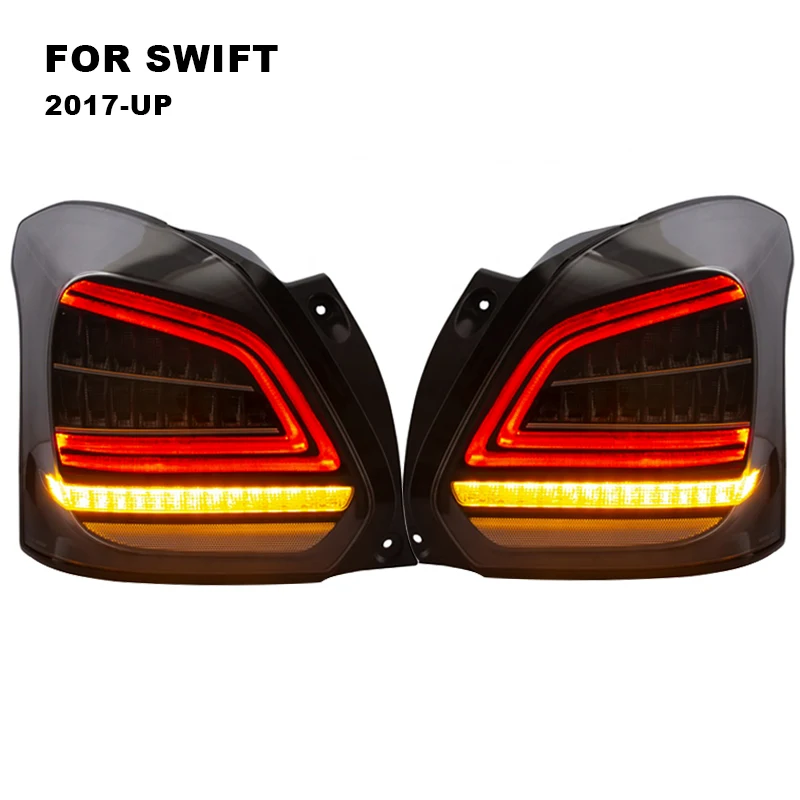 

Car LED Tail Light Taillight For Suzuki Swift 2017 2018 2019 Rear Running Lamp + Brake + Reverse + Dynamic Turn Signal