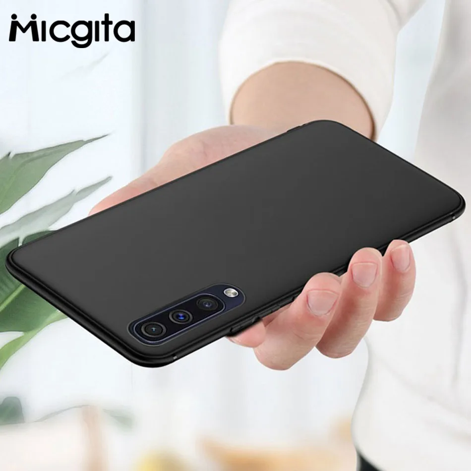 Силиконовый чехол для Samsung Galaxy A50 A50S противоударные Чехлы матовая поверхность ТПУ