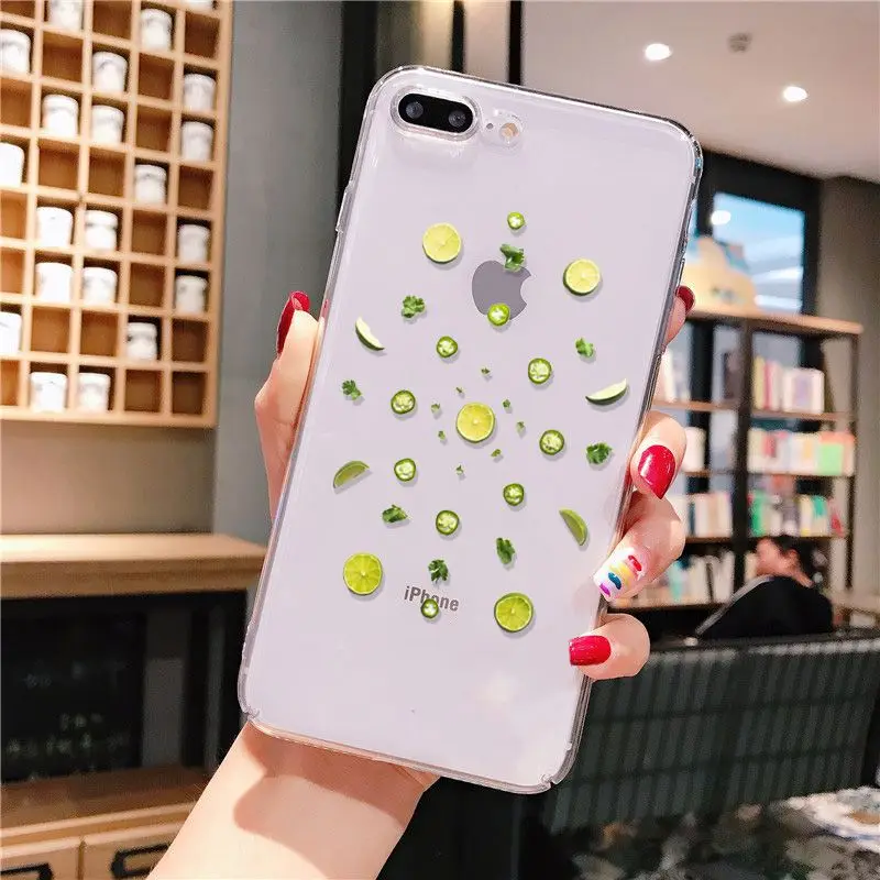 Yinuoda чехол с рисунком кокосового лимона фруктов цветной для телефона iPhone 8 7 6 6S Plus X
