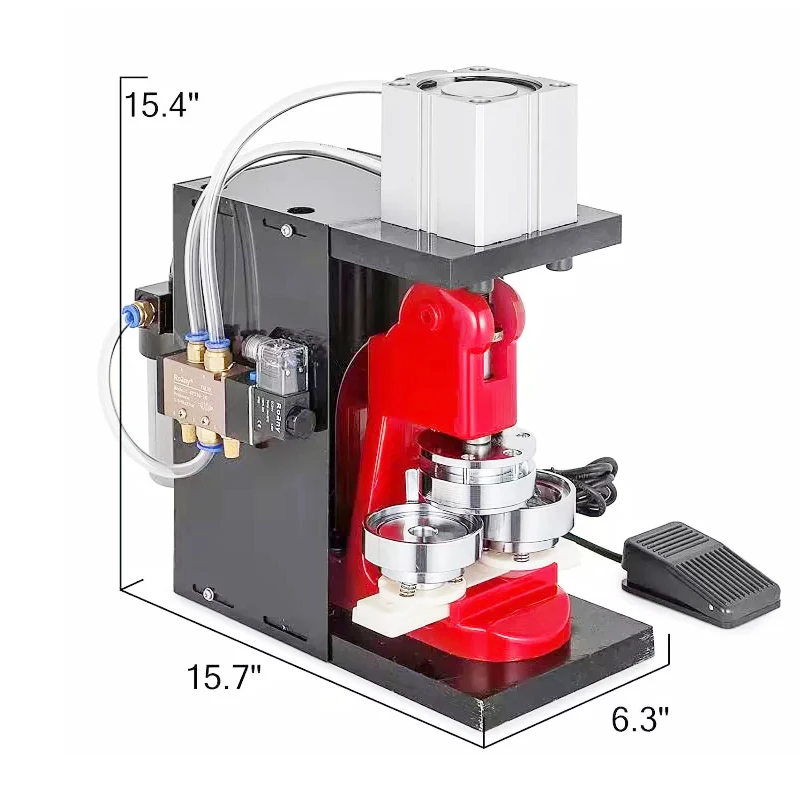 

Automatic pressing card machine Pneumatic circular badge tangential cutting machine Round Badge Maker + mould