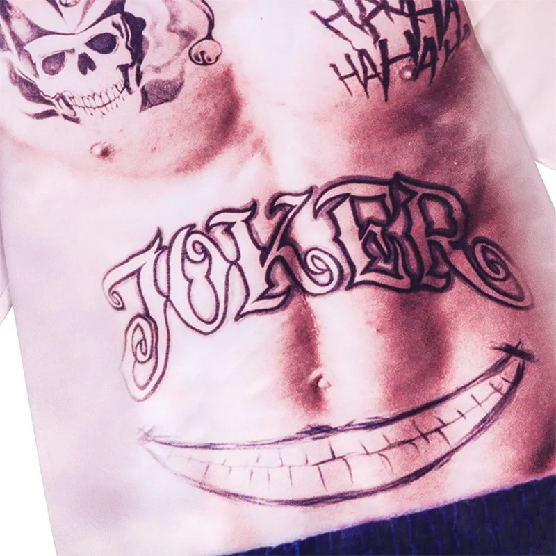 Отряд Самоубийц костюм тату Детский комбинезон с маской персонализированный