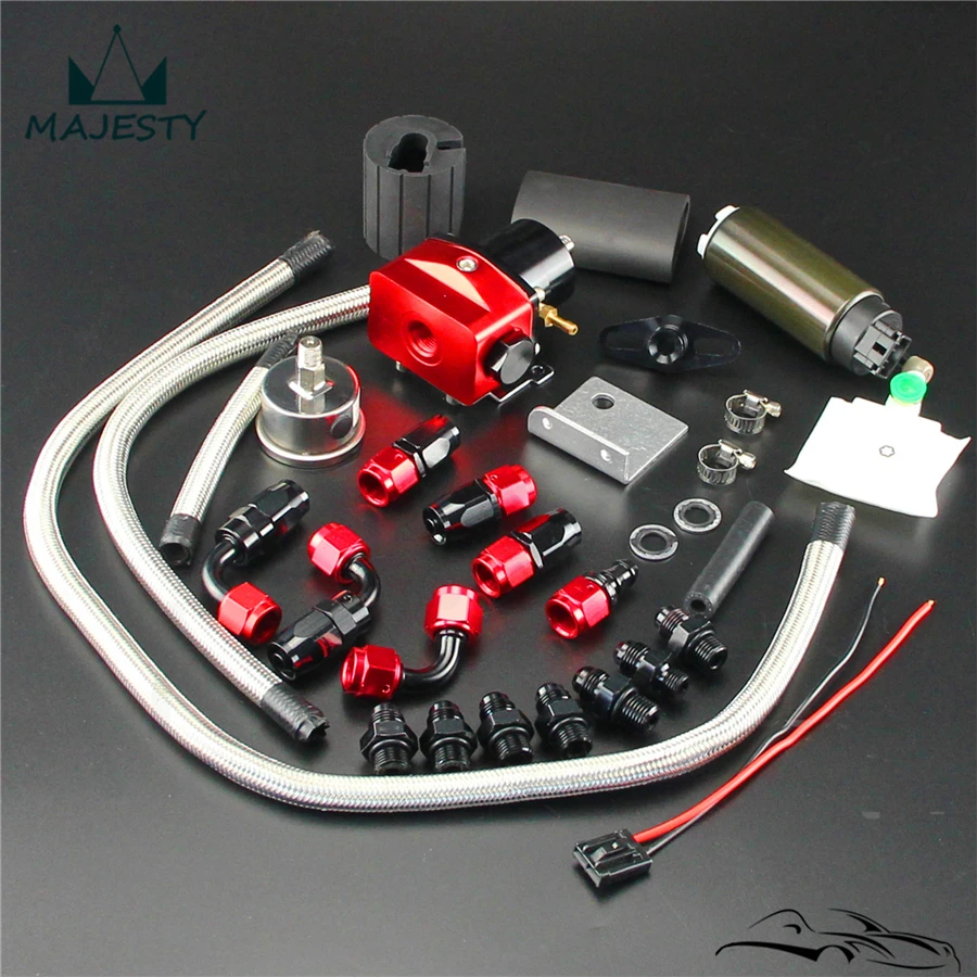 Регулируемый регулятор давления топлива и 255 LPH комплект топливного насоса