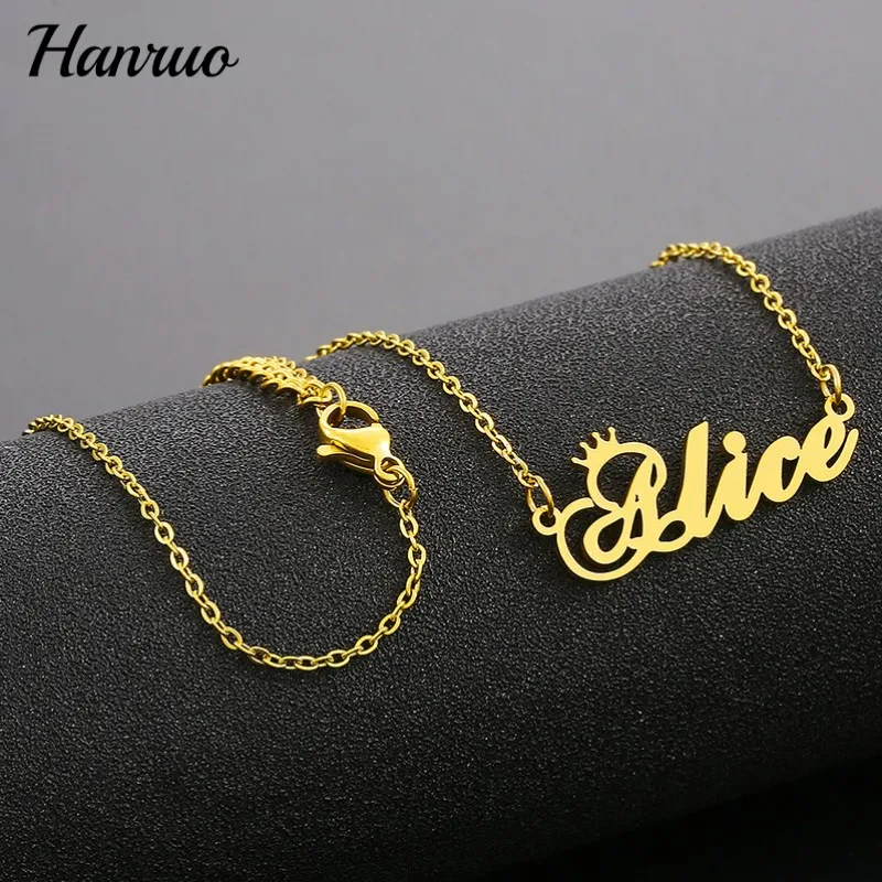 Ожерелье с кулоном для мужчин и женщин персонализированное ожерелье из