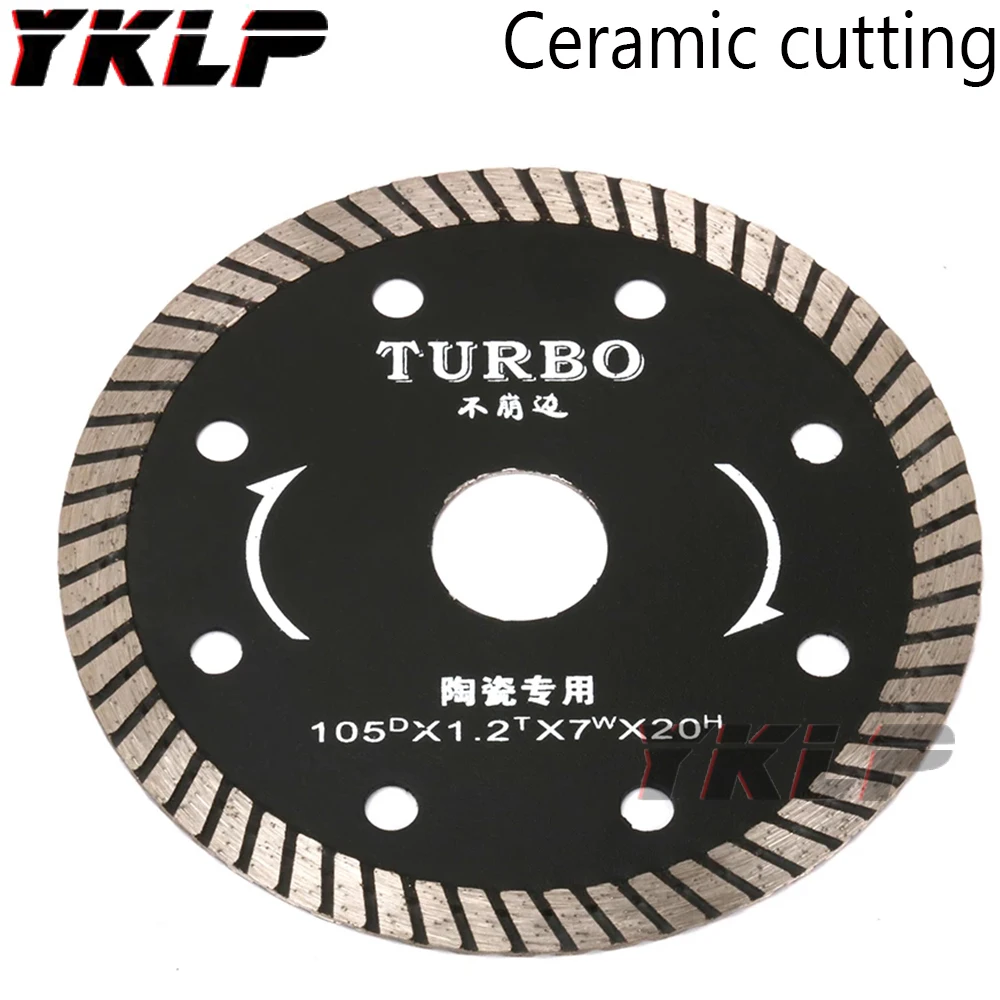 

4 Inch 105mm Diamond Circular Saw Blade Cutting Disc For Ceramic Angle Grinder 1PC Bore 20mm thickness 1.2mm