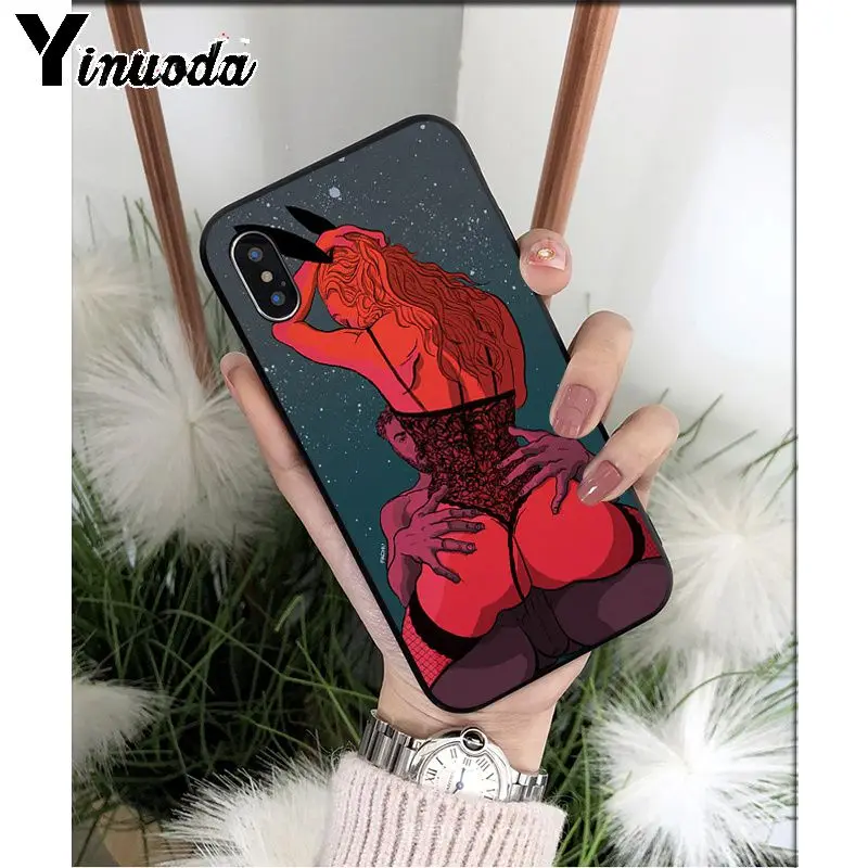 A16 Yinuoda сексуальное горячее бикини для девочек Twerk It TPU Мягкий силиконовый черный чехол для iPhone X XS MAX 6 6S 7 7plus 8 8Plus 5 5S XR - Цвет: A16