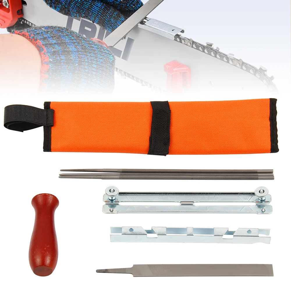 Набор инструментов для ЗАТОЧКИ ЦЕПНОЙ ПИЛЫ 8 шт.|Орудия| |