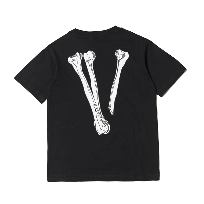 

VLONE ASAP ROCKY Japan Limited Halloween Skull Head Big V Short Sleeve T-shirt