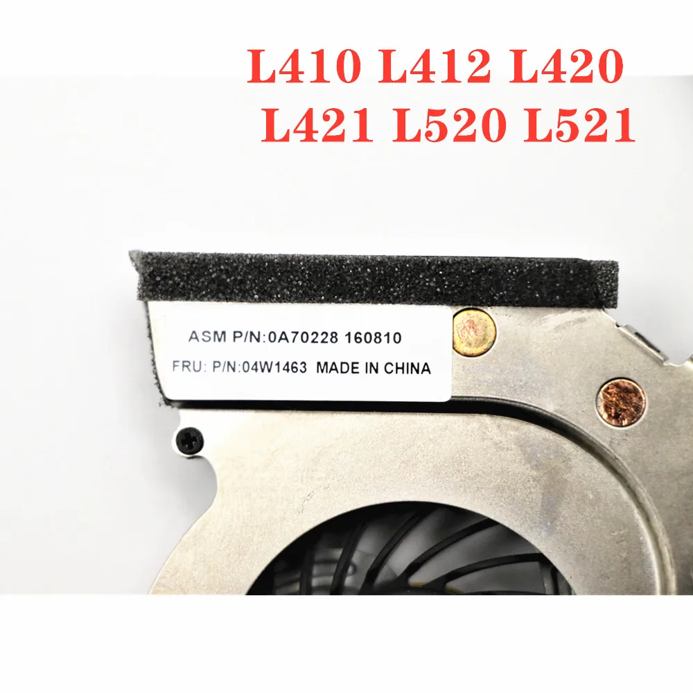 for lenovo thinkpad l410 l412 l420 l421 l520 l521 cpu cooling fan heatsink assembly radiator cooler fru 04w1463 free global shipping