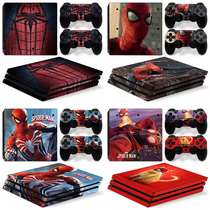 Виниловая наклейка для консоли PS4 Slim и 2 контроллера | Электроника