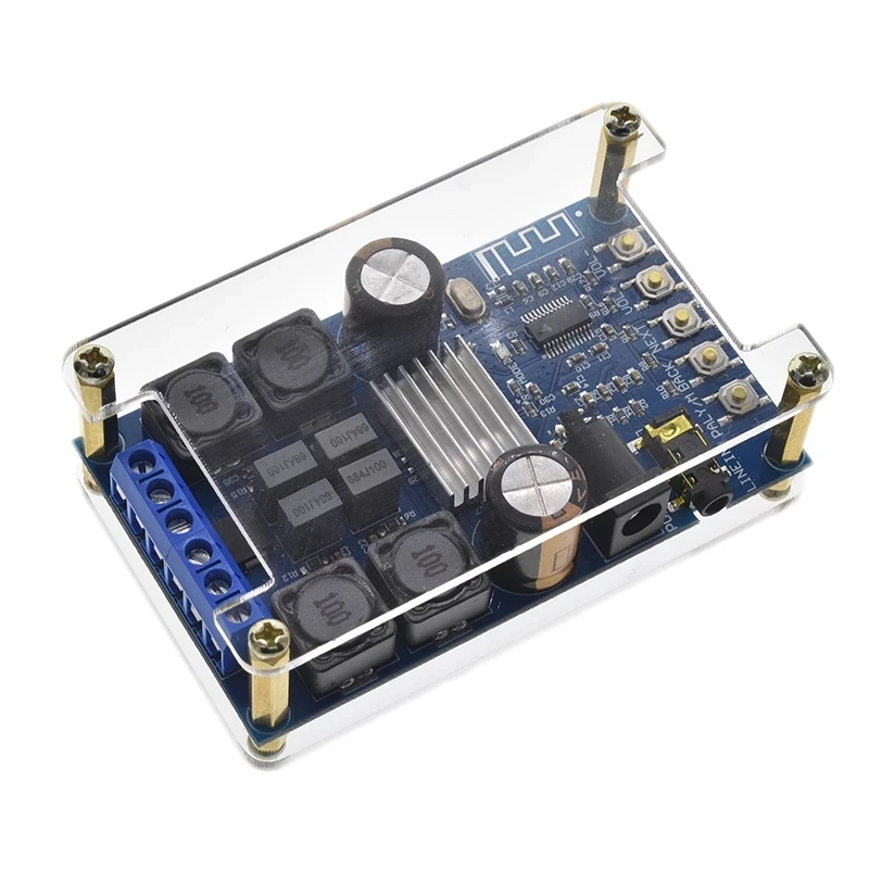 Bluetooth усилитель SOTAMIA TPA3116 аудиоплата 50 Вт + 2 0 стереоцифровая фотография с корпусом