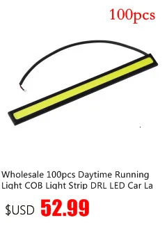 2 шт. COB DRL светодиодный дневные ходовые огни DRL 12 В COB светодиодный водонепроницаемый автомобильный Рабочий фонарь 17 см