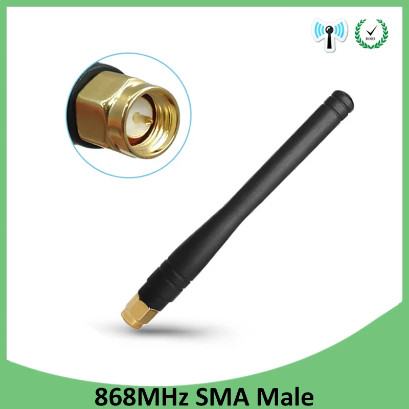 Антенна lora 868 МГц 915 3dbi SMA Штекерный разъем GSM антенна наружный Ретранслятор