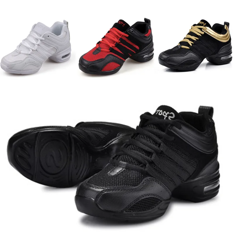 Mesh Cloth Dance Sneakers Jazz Shoes Dancing Modern Footwear Belly Contemporary Gym Dancers Leisure Sports Men Women Child Adult