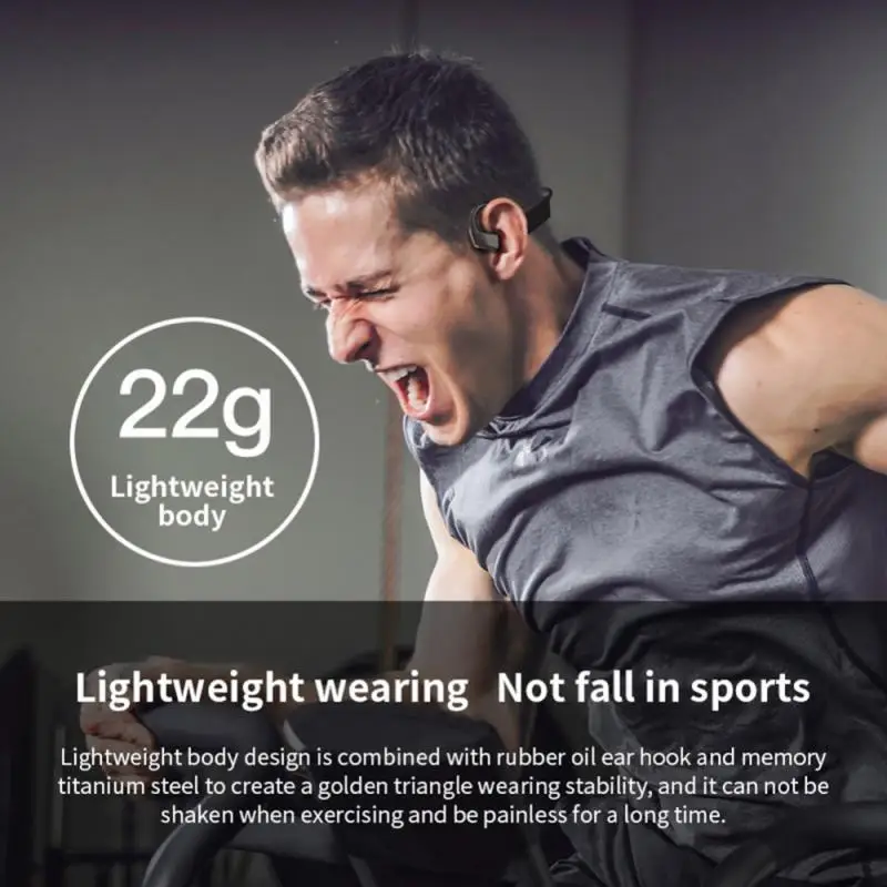 Беспроводные Bluetooth 5 0 наушники-вкладыши с костной проводимостью гарнитура