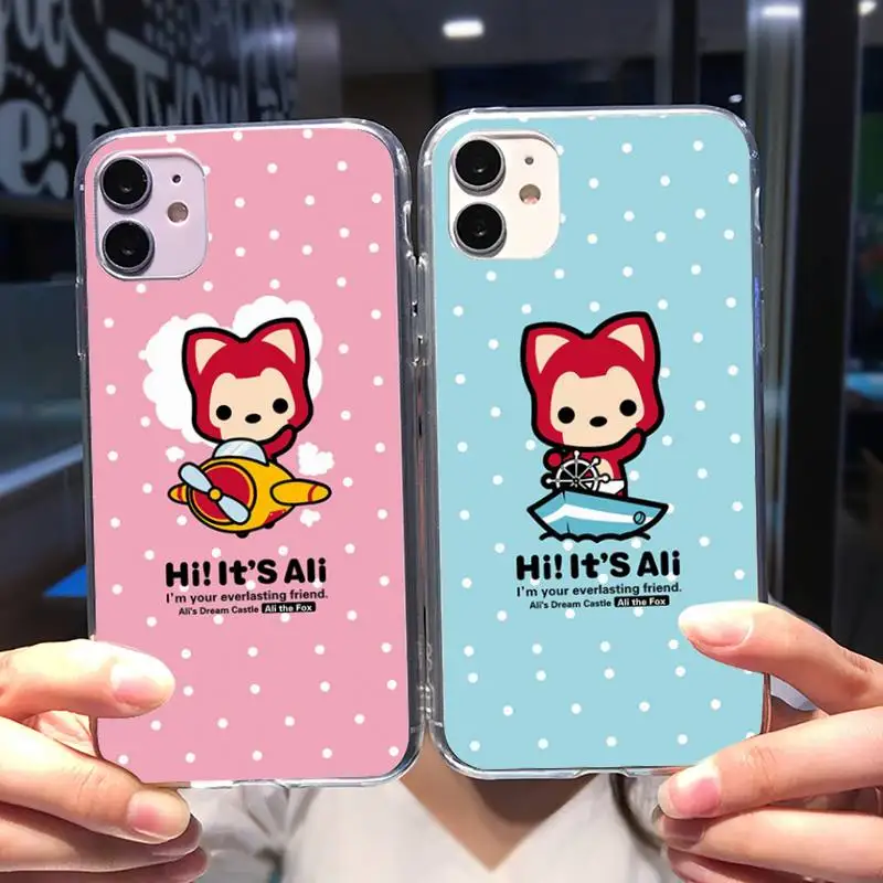 

Cuet Cartoon Fox Ali Phone Case For Iphone 11 12 13 Pro Max 5s 6s 7 8 Plus X Xr Xs Max Se 2020 Mini Transparent Case Cover
