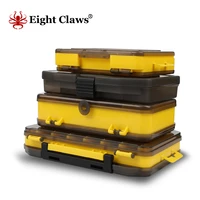 eight claws fishing box high strength fishing tackle box professional fishing lure storage box double sided lure case