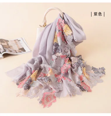 100% чистый шерстяной шарф для Коза ягнёнок женский зимний женщин длинный осенне