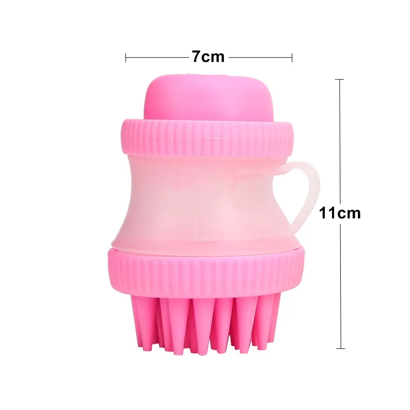 Новинка креативный силиконовый распылитель для собак и кошек щетка ванны мягкая