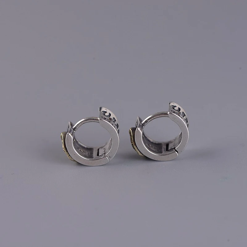 Женские и мужские серьги-гвоздики BALMORA винтажные серьги из 100% настоящего серебра