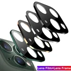 Защитная 3D пленка с полным покрытием и титановым краем для объектива камеры iPhone 11 12 13 mini Pro Max