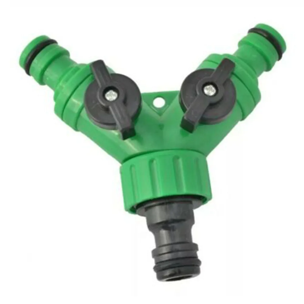 

3 Way Garden Water Pipe Connectors Pipe Adapter Y Shape Hose Splitter Valve Garden Water Connectors Flower Watering Irrigation