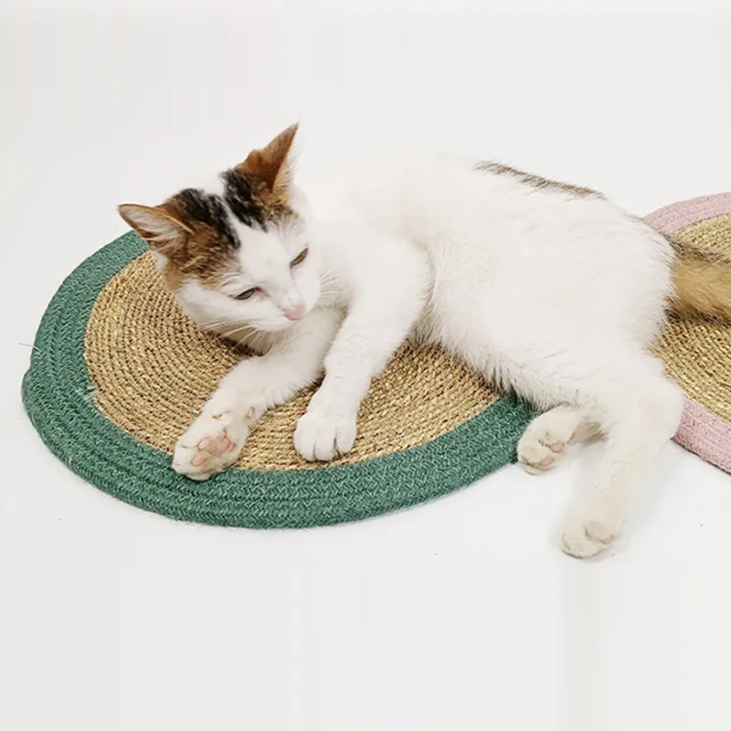 Handmade Natural Cotton Cat Scratch Pad And Abrasion Resistance Bed Mat Accessories | Дом и сад
