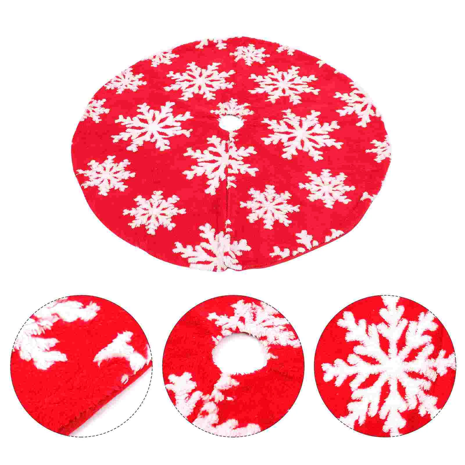 

1 шт. Рождественская шикарная юбка на елку, декоративная бархатная юбка на елку, Домашний напольный Декор