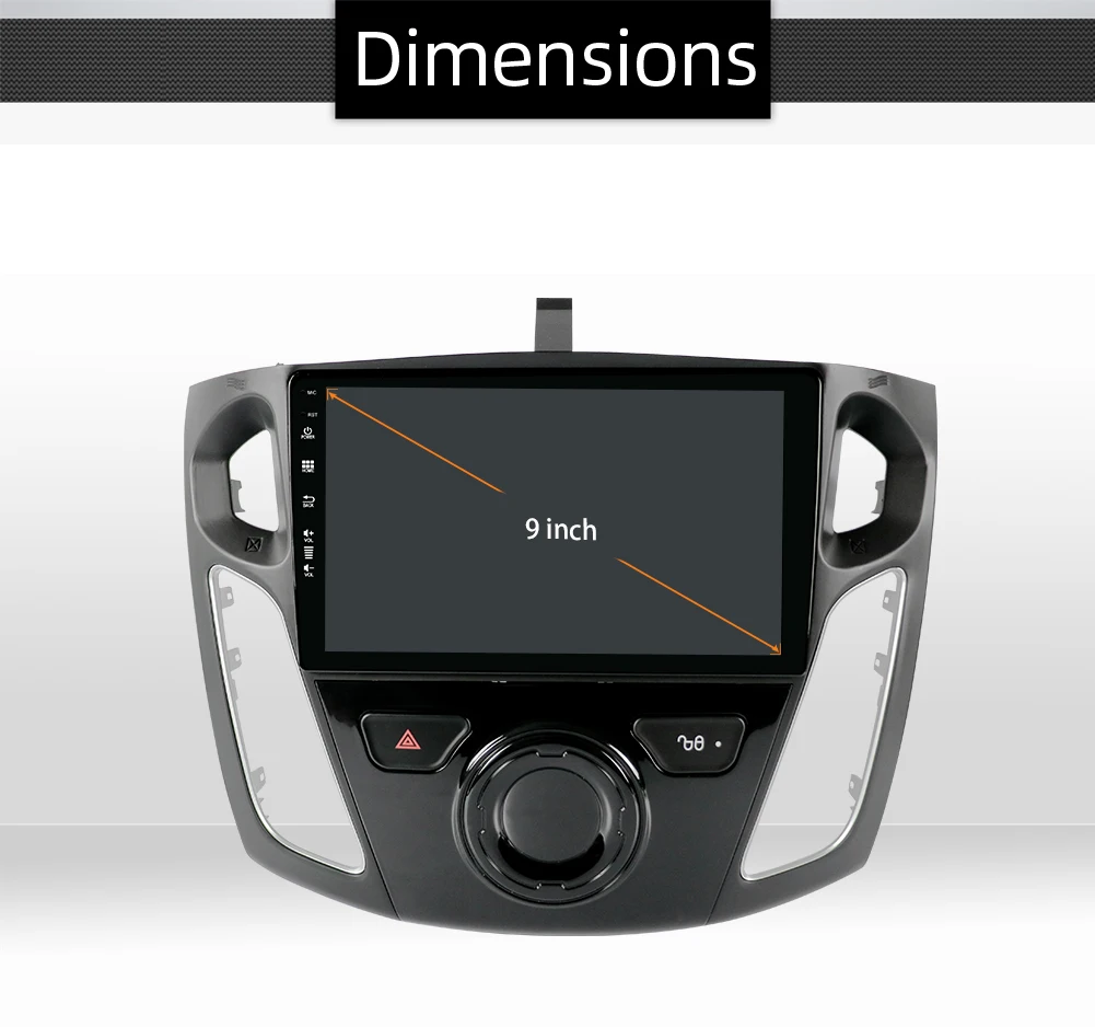 Автомагнитола Bosion на Android 10 мультимедийный видеоплеер для Ford Focus 3 Mk 2011-2019 с