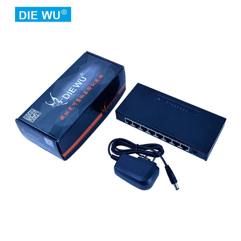 

TXE010 8-Port Gigabit Ethernet Switch 10/100/1000 Mbps/ Network Switch LAN Hub/ Full or Half duplex Exchange