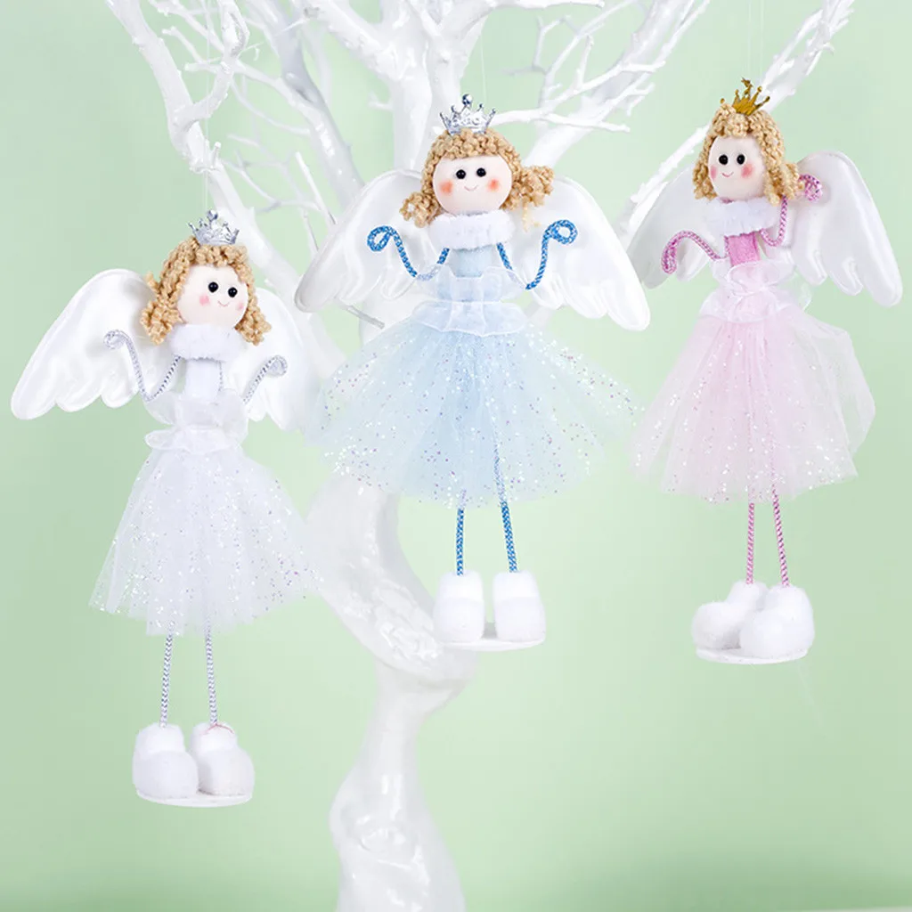 Милый ангел плюшевая кукла для девочек рождественская подвеска детский