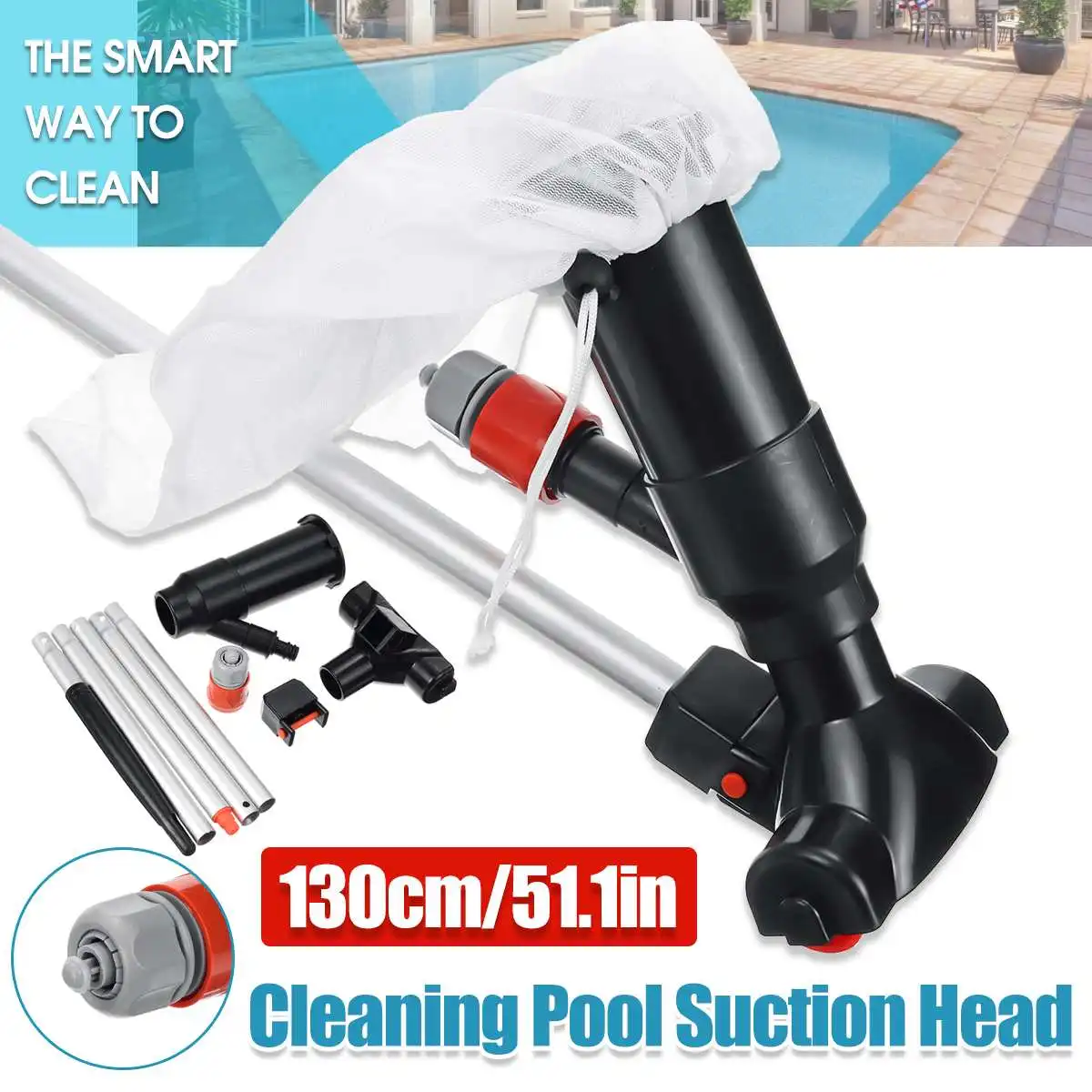 

Подводный пылесос для плавания, щетка для подводного пылесоса, инструмент для очистки, Многоразовый моющийся Очиститель Из биопены