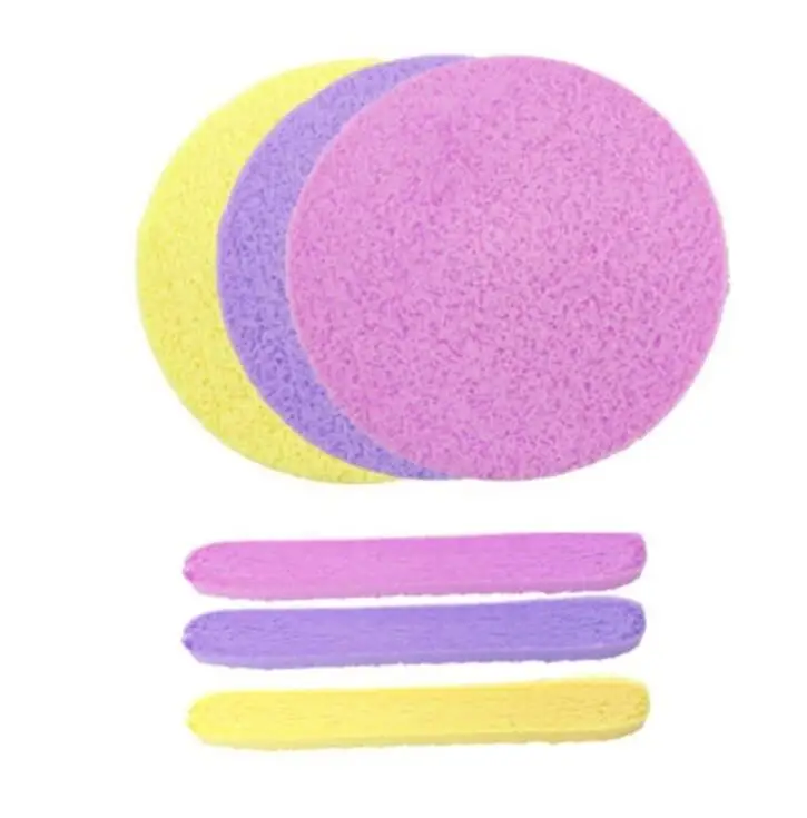 12 шт. губка для Очистка лица коврик очистки Puff инструменты ухода за кожей Сжатый