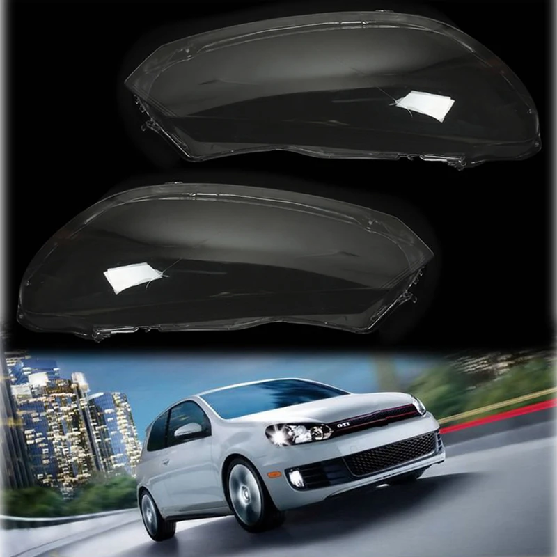 Крышка для автомобильной фары правая + левая подходит Golf 6 MK6 10 14 NEW 2