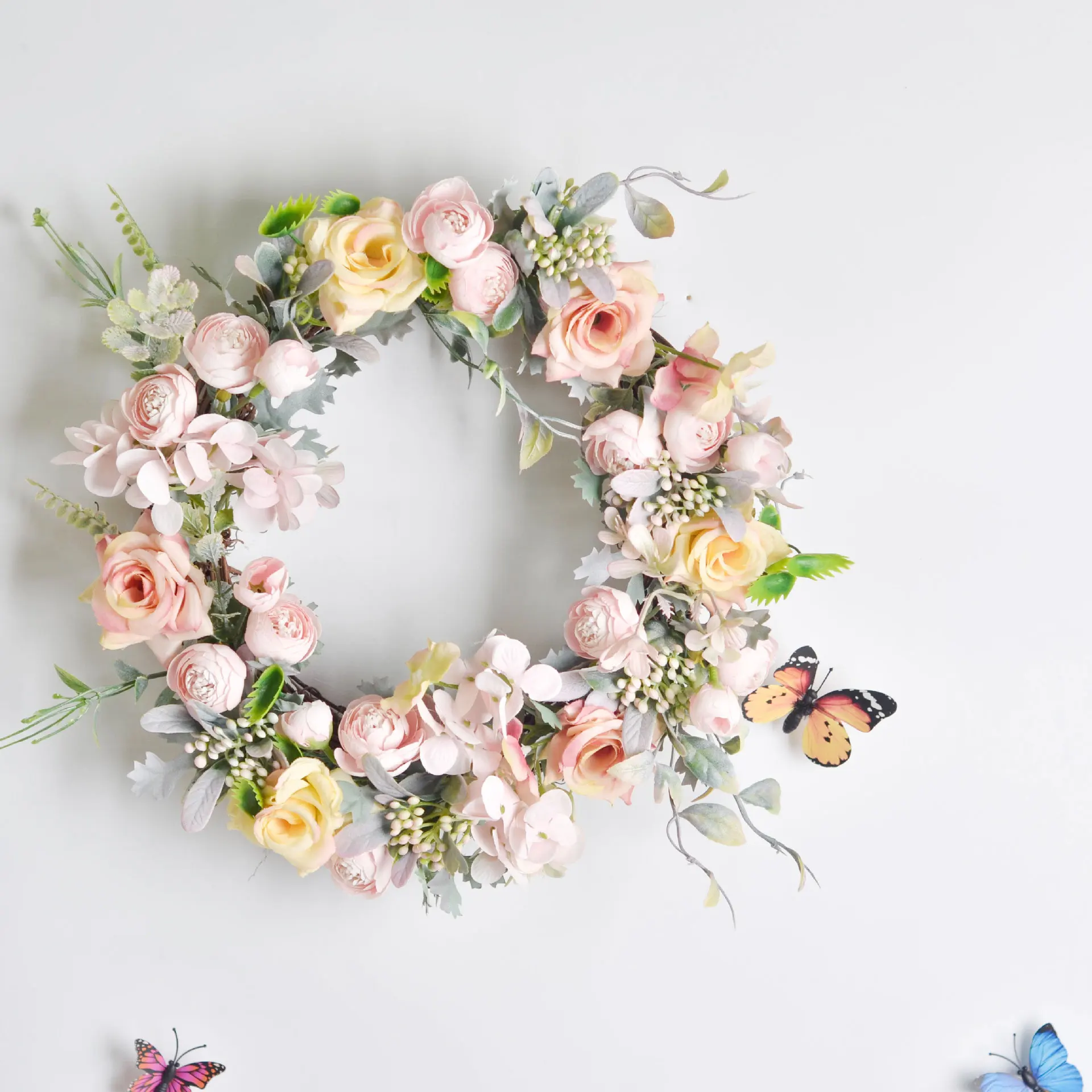 Искусственный цветок для украшения дома свадебный искусственный шелковый роза