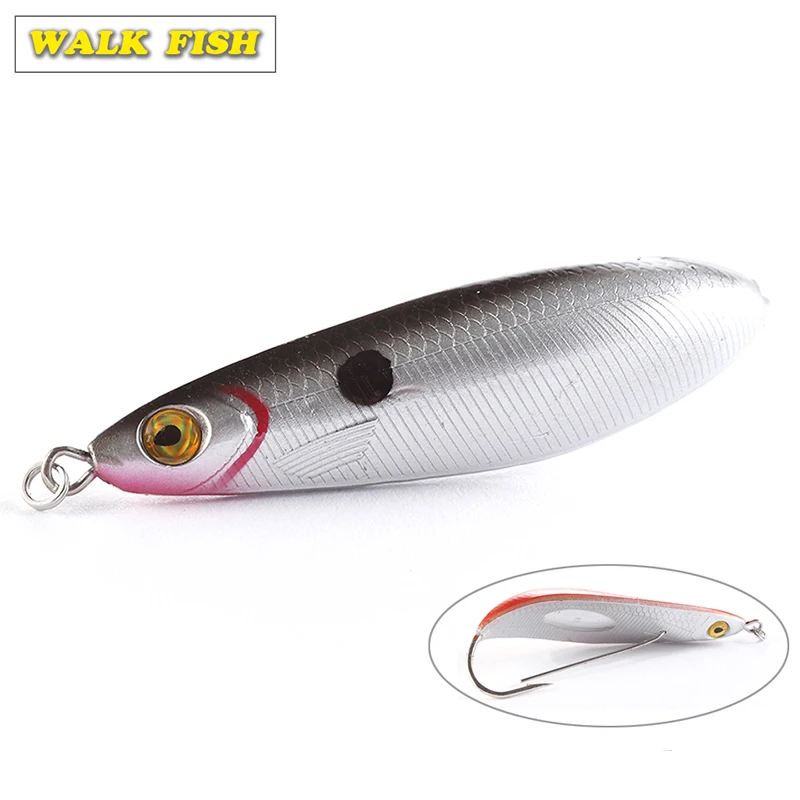 Ходить Рыба 1 шт. качество медленно опускается на дно Рыболовная Приманка Minnow 20 г 8