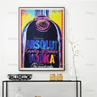 Абстрактные граффити пивная бутылка постеры минимализм настенные художественные принты домашний декор холст уникальный подарок плавающая рамка