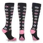 Носки компрессионные для мужчин и женщин, высокие чулки от варикозного расширения вен и облегчения боли в ногах для диабетиков и поездок