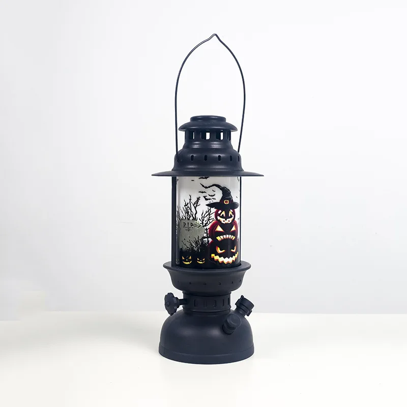 Креативный светодиодный фонарь имитирующий пламенный свет малая масляная лампа