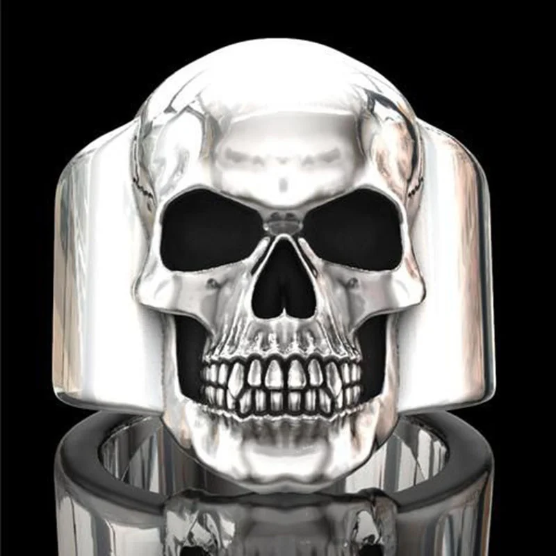 

Creative Hip Hop Skull Ring European and American Popular Holiday Banquet Men's Ring