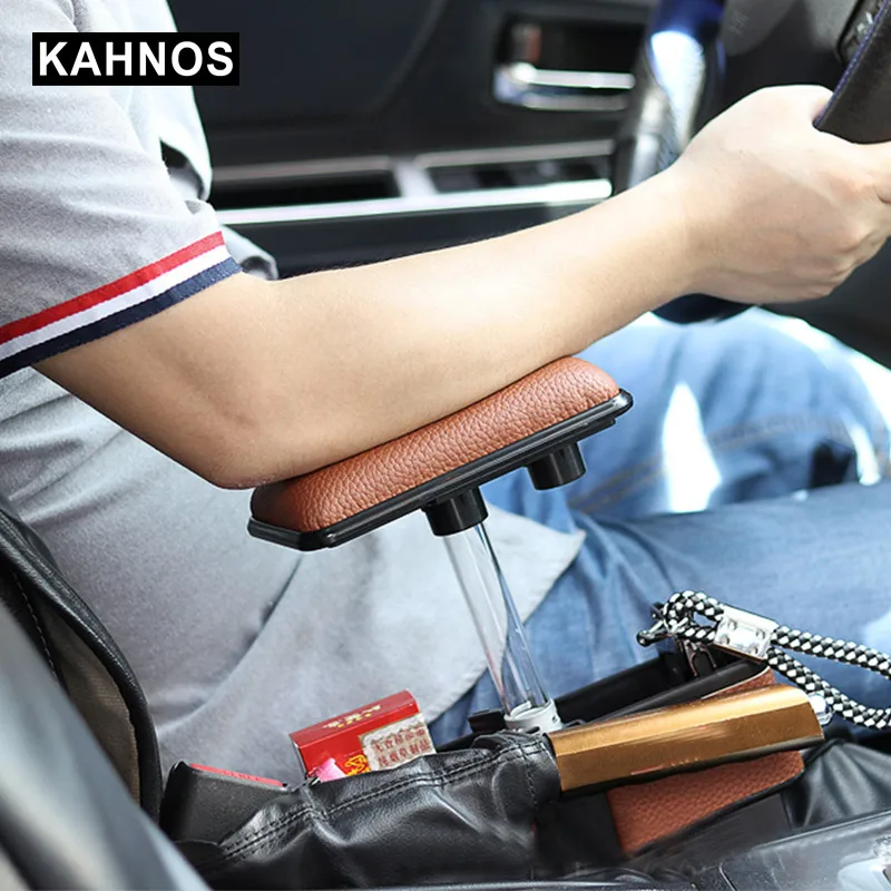 Автомобильный подлокотник из искусственной кожи контейнер для хранения
